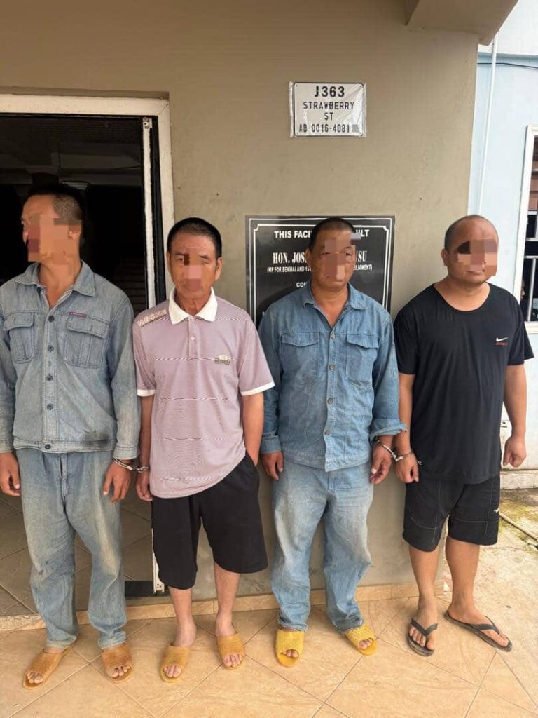 Chinese galamsey workers caught 