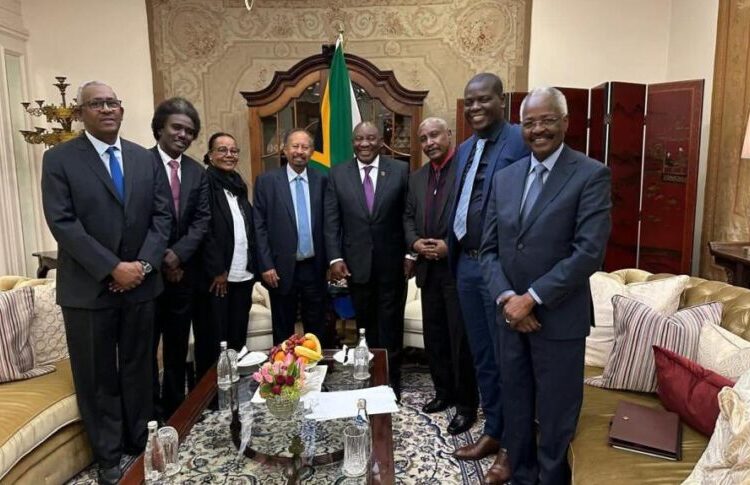 Sudan Opposition Seeks African Backing For Ceasefire 1 Hamdok Seeks Ramaphosa’s Backing For Sudan Peace