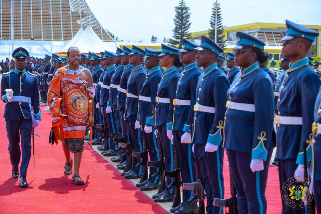 Ghana Hosts King of Eswatini to Deepen Diplomatic, Trade Relations 2 Ghana Host King Mswati III 1
