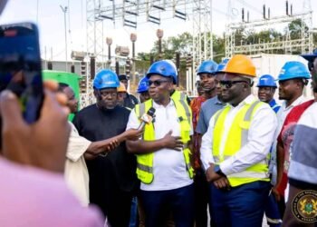 Deputy Energy Minister Assesses Fire-Damaged GRIDCo Substation, Promises Power Restoration