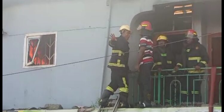 Kasoa Fire Contained by GNFS, Not Civilians, Says Service 1 Kasoa Fire Contained by GNFS, Not Civilians, Says Service, Fire, GNFS