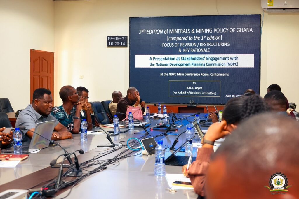 Minerals Commission, NDPC Collaborate on Strategic Mining Policy Review 4 MINERALS COMMISSION PITCHED PROPOSED REVIEW OF GHANAS MINING POLICY 11