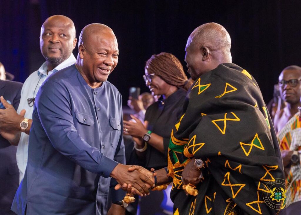 President John Dramani Mahama and Otumfuo Osei Tutu II