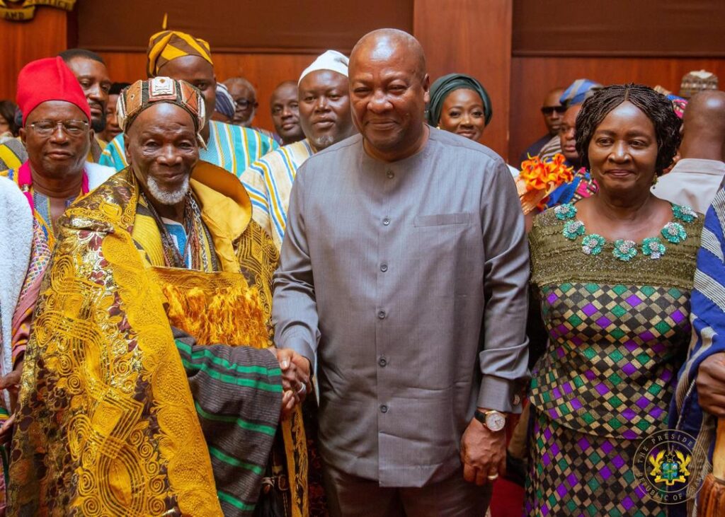President Mahama Vows Transformative Development for Northern Ghana 3 Mahama with Ya Na 2