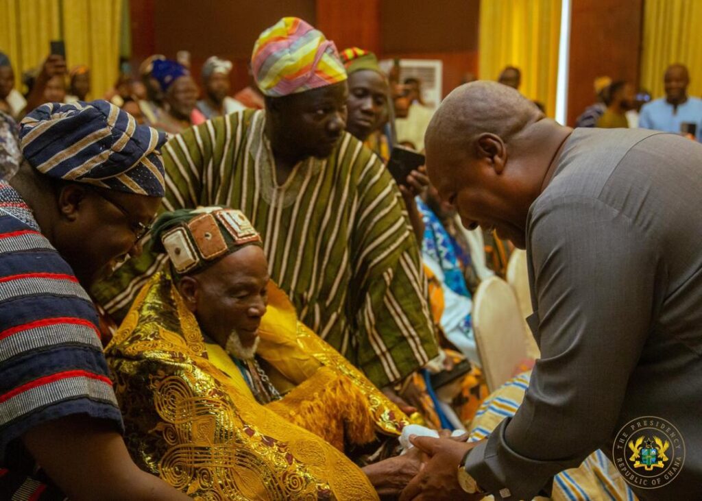 President Mahama Vows Transformative Development for Northern Ghana 4 Mahama with Ya Na 3