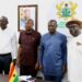 Minister for Lands and Natural Resources together with the leadership of the Chamber of Mines
