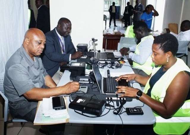 NIA workers on strike