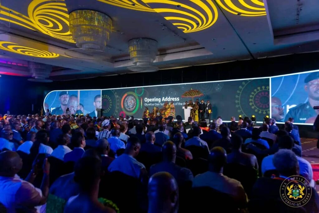 Otumfuo Osei Tutu II Urges Global Mining Reform at Mining in Motion 2025 3 Otumfuo Osei Tutu II delivered a powerful keynote address