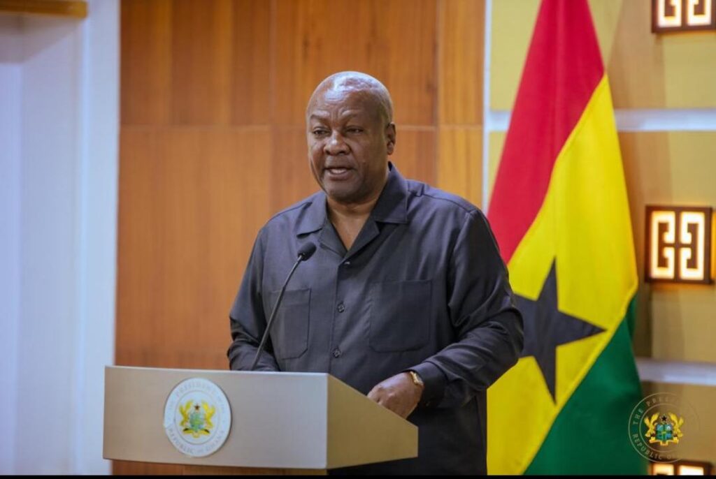 HE President John Dramani Mahama