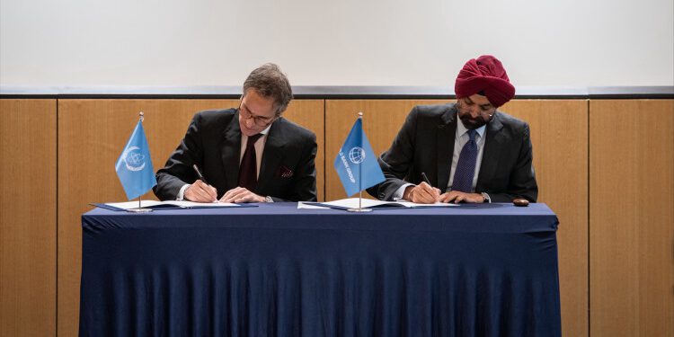 World Bank, IAEA Partner to Expand Nuclear Energy Access in Developing Nations 1 Rafael Mariano Grossi, Director General of the International Atomic Energy Agency, and Ajay Banga, President of the World Bank Group, sign a partnership agreement