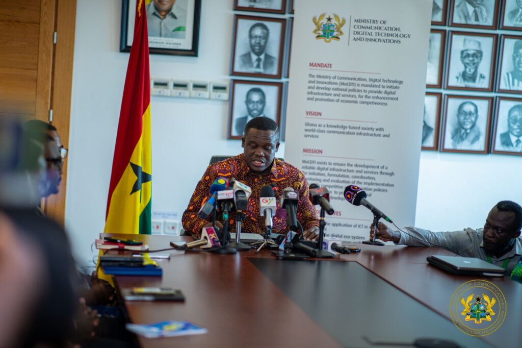 Communications Minister Pursues Data Sector Overhaul, Vows to Tackle Inherited Lapses 4 Samuel Nartey George @Data 3