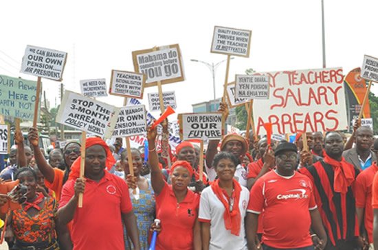 GES Moves To Resolve Posted Teachers’ Salary Concerns 2 Teachers-strike and GES