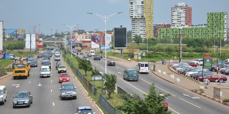 GHA Reduces Lanes at Tetteh Quarshie Interchange to Facilitate Expansion Works 1 Tetteh-Quashie Interchange