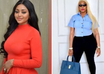 Regina Daniels and Angela Okorie