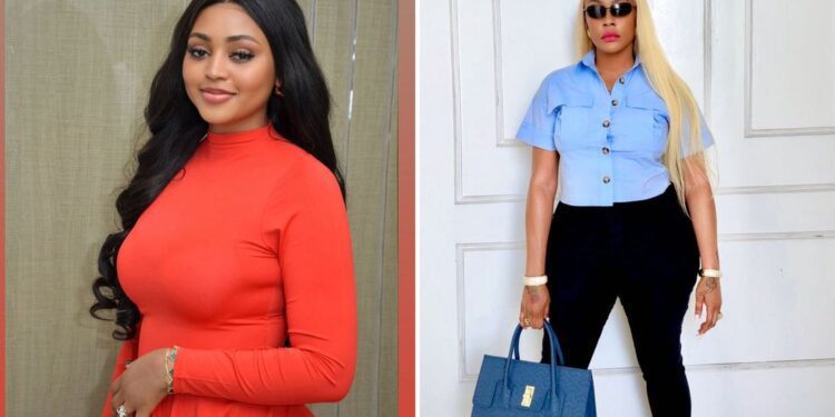 Regina Daniels Accuses Angela Okorie of Chasing Her Husband 1 Regina Daniels and Angela Okorie