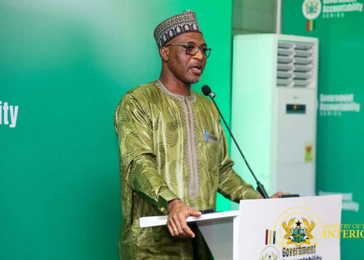Ghana Fire Service Records Major Progress Amid Resource Constraints 1 Hon. Mohammed Muntaka Mubarak, Minister for the Interior