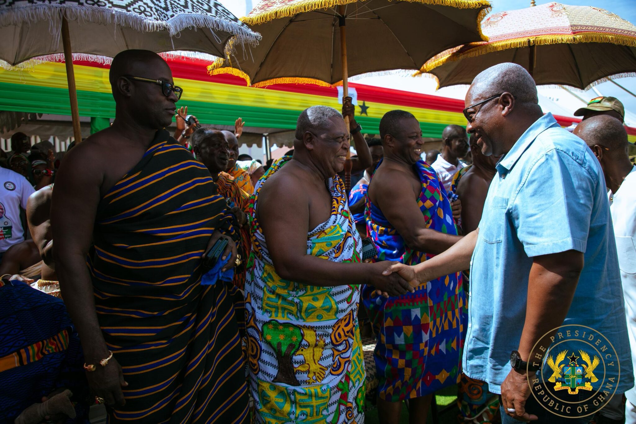 President Mahama Thanks Ashanti Region, Pledges Big Push for Development