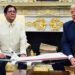 US President Donald Trump meets with Filipino President Ferdinand Marcos Jr. at the White House in Washington, DC, on July 22, 2025.