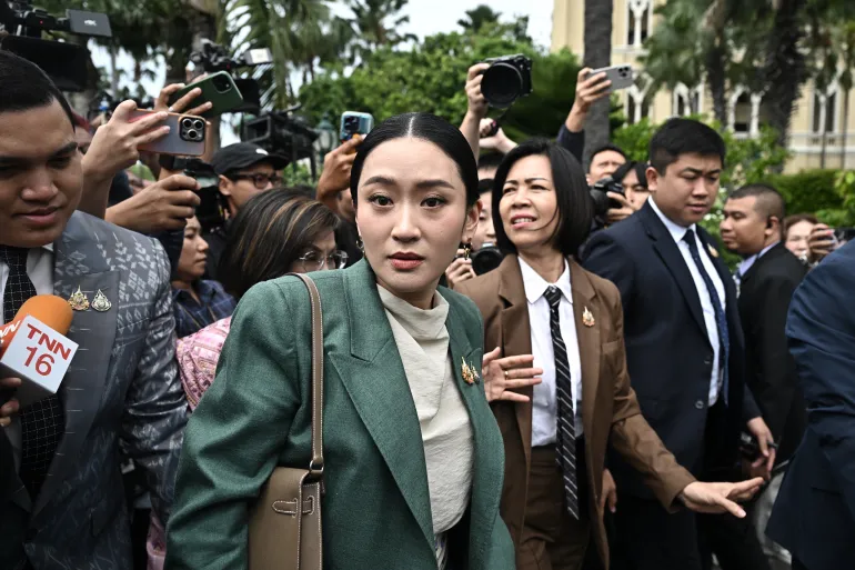 Thai Prime Minister Suspended 3 AFP 20250701 64D26YR v2 HighRes TopshotThailandPoliticsGovernment 1751355106