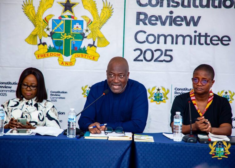 Prof. H. Kwesi Prempeh, Chairman of the Constitutional Review Committee