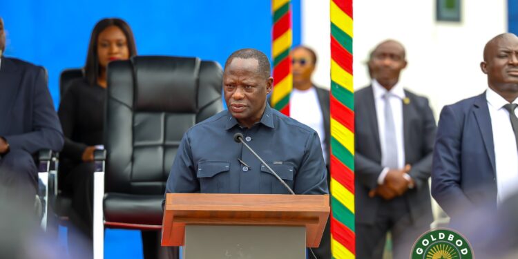 Lands Minister Vows Retooling Geological Survey Authority to Drive Responsible Mining 1 Ghana’s Minister for Lands and Natural Resources, Hon. Emmanuel Armah Kofi Buah