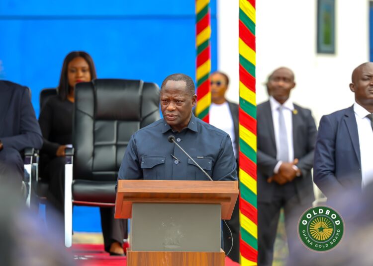 Lands Minister Charges GoldBod Task Force To Protect Ghana’s Wealth 1 Hon. Emmanuel Armah-Kofi Buah, Minister of Lands and Natural Resources