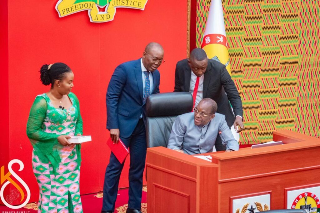 Ewurabena Aubynn Sworn In as MP for Ablekuma North 2 Ewurabena Aubynn @Swearing in 1