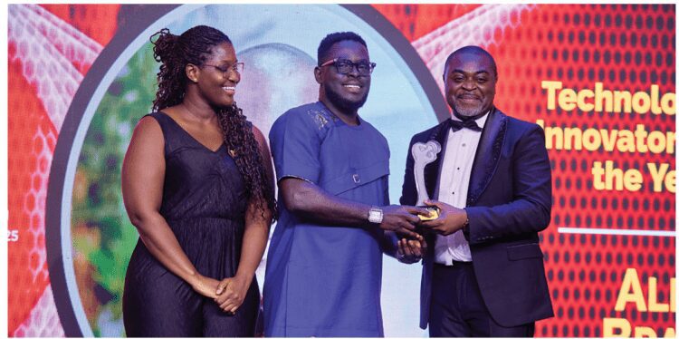 Hubtel Dominates 2025 Digital Innovation Awards with Four Major Wins Celebrating 1 HUBTEL 2 750x374 1