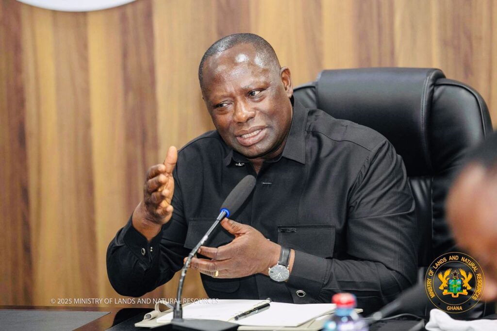 Lands Minister Urges Stronger Ties Between Large-Scale and Small-Scale Miners 4 Hon. Emmanuel Armah Kofi Buah Minister for Lands and Natural Resources 3