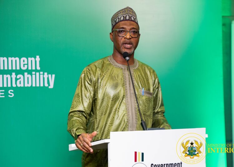 Minister for the Interior, Hon. Mohammed Mubarak Muntaka