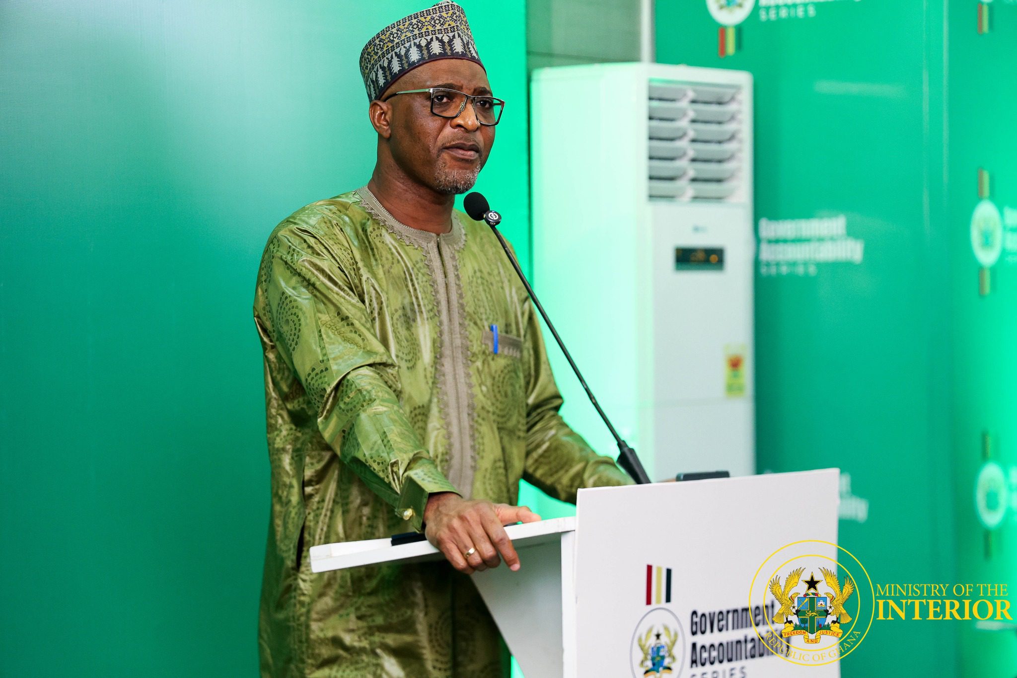 Ghana’s Minister for the Interior, Hon. Mohammed Muntaka Mubarak