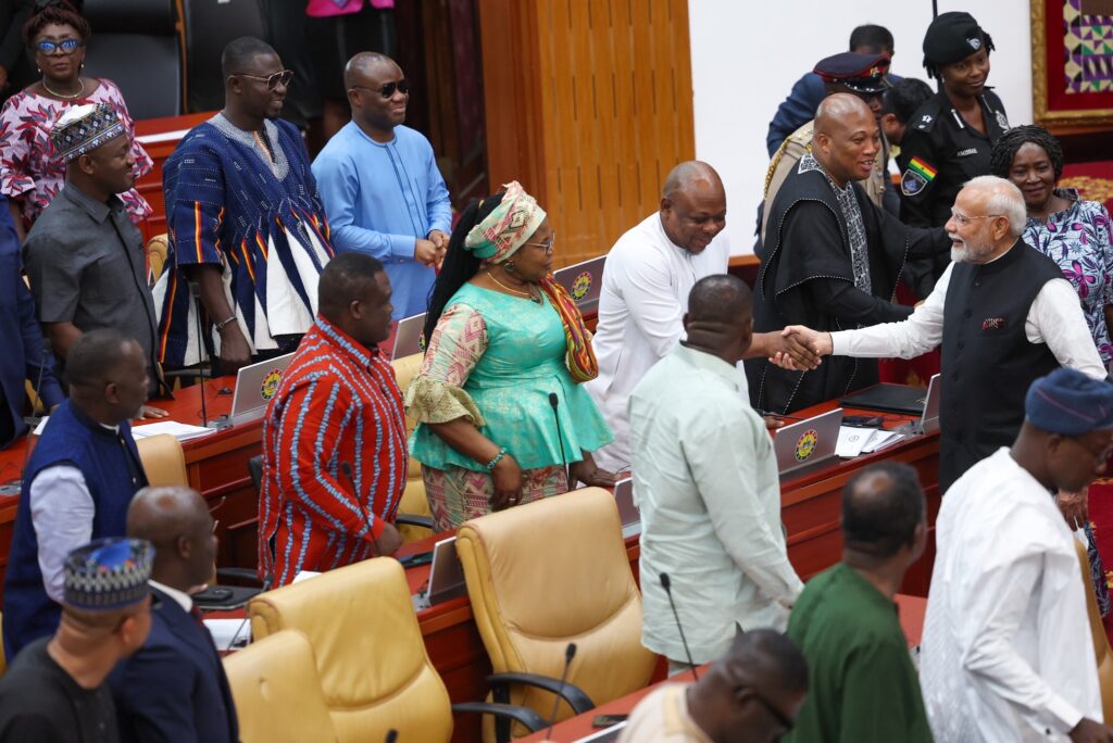 Indian PM Modi Addresses Ghana’s Parliament, Celebrates Enduring Democratic Ties 5 PM Modi 5