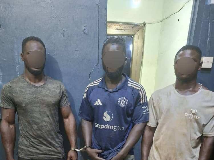 Police Nab 3 Over Jukwa Gold Robbery Attempt 2 gold robbery in Jukwa