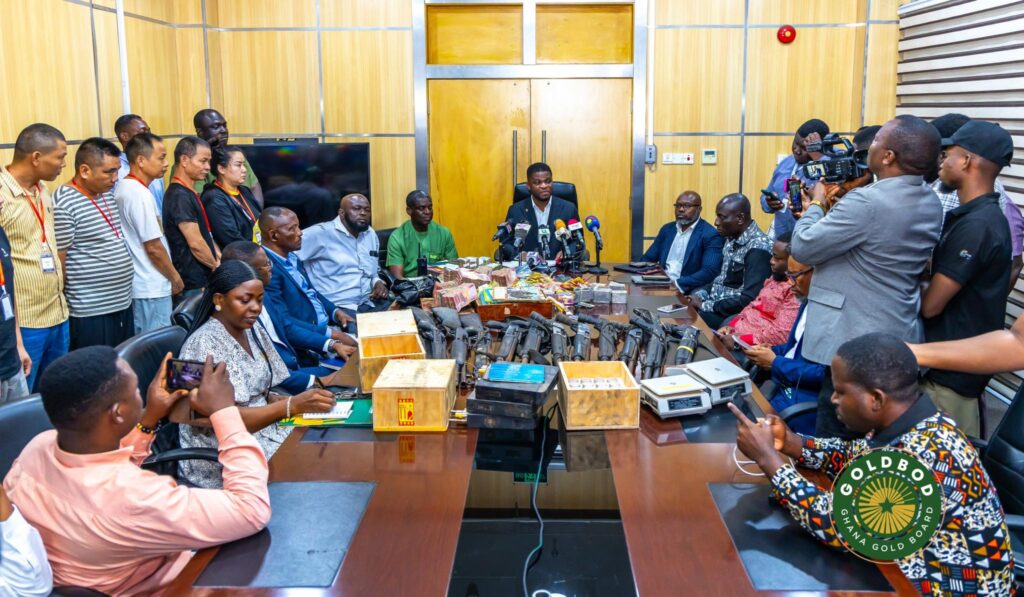 GoldBod Taskforce Busts 10 Chinese for Gold Smuggling 4 Sammy Gyamfi @Goldbod 7