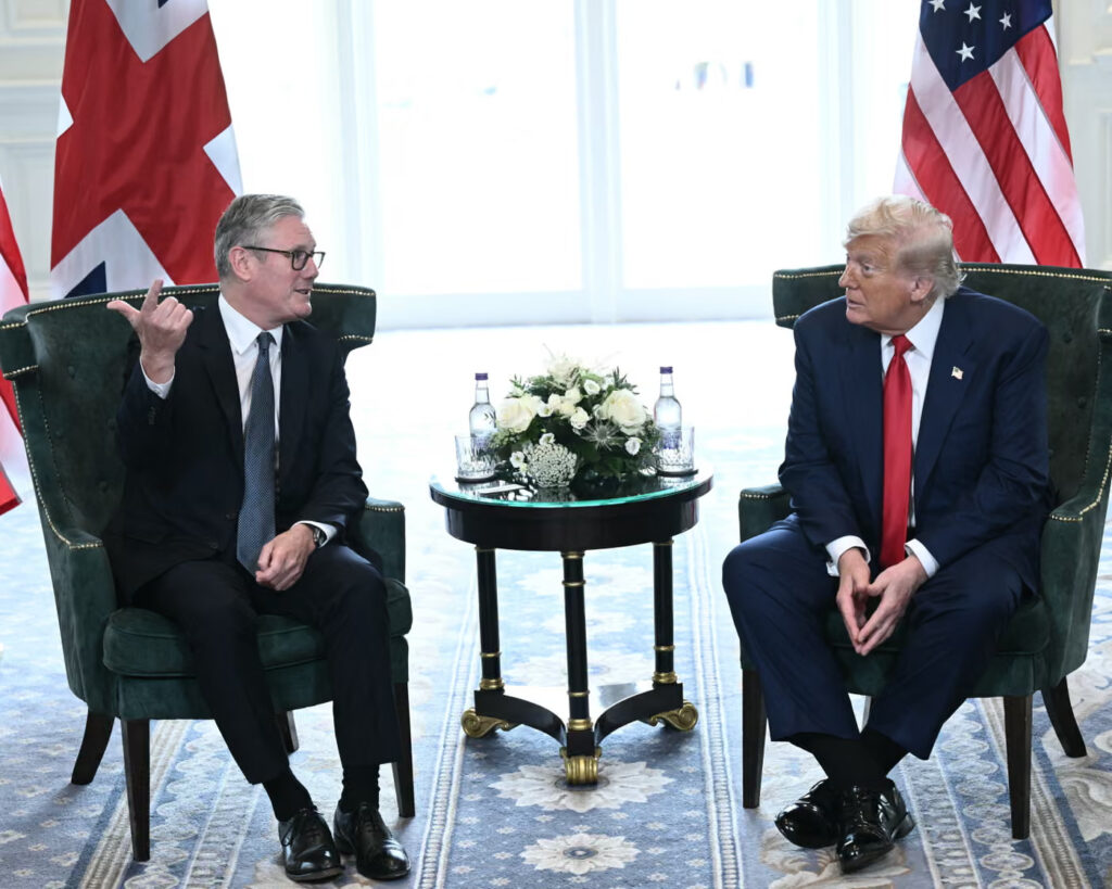 Starmer and Trump in Scotland