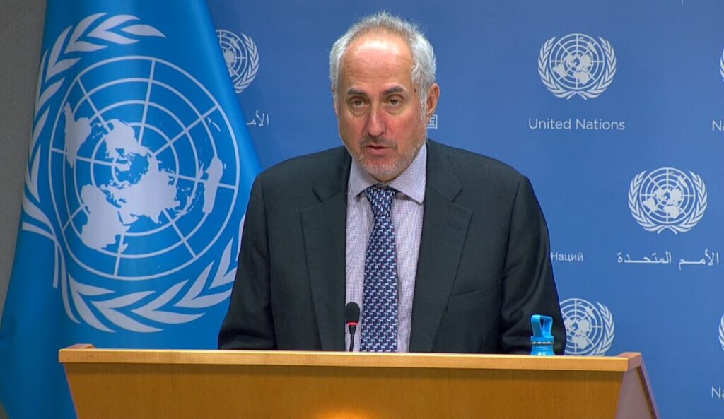 Sudan’s Civilian Bloc Backs ‘Diplomatic War’ Push 2 UN Spokesperson Stephane Dujarric