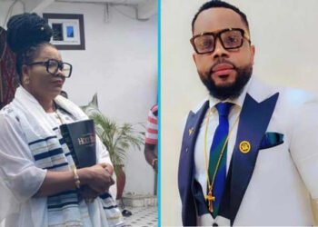 Agradaa and her husband, Angel Asiamah