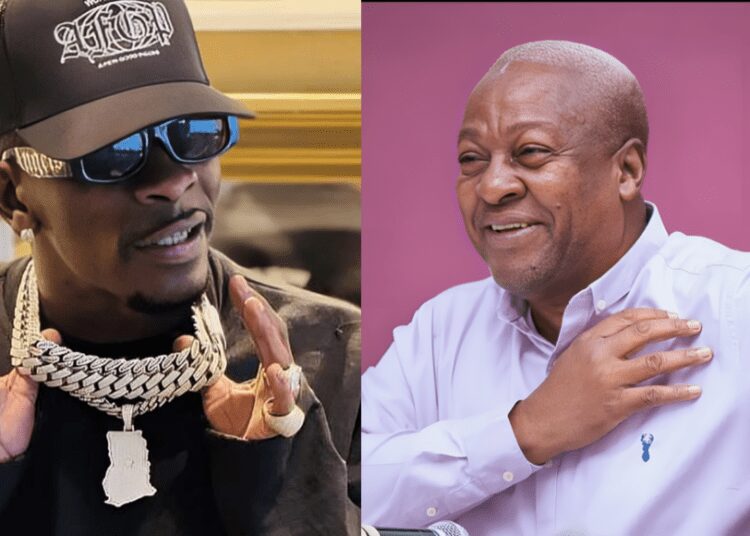 Shatta Wale Endorses President Mahama 1 Shatta Wale and President Mahama