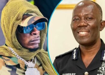 Shatta Wale and former IGP Dampare