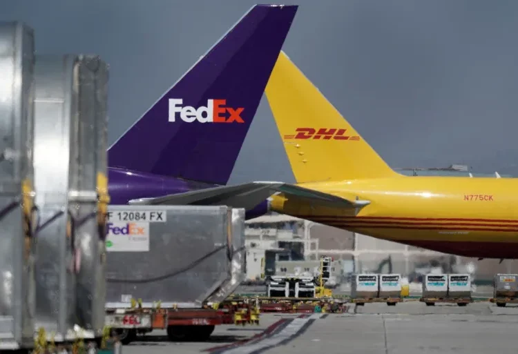 US Halts De minimis Tariff Exemption for Global Package Shipments 1 Cargo aircraft are parked at Los Angeles interactional airport in Los Angeles, California, the US, in 2022.