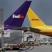 Cargo aircraft are parked at Los Angeles interactional airport in Los Angeles, California, the US, in 2022.