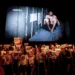 Israeli Hostage Families Call For Nationwide Strike 14 A video released by Hamas of hostage Evyatar David is displayed at a protest in Tel Aviv, Israel.