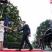 NATO Secretary General Mark Rutte arrives at the White House on Monday.