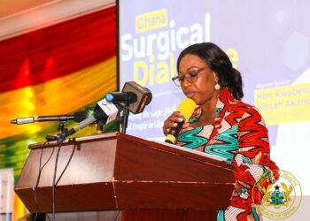 Ghana Spearheads Surgical Care with a National Dialogue 2 Hon. Prof. Grace Ayensu-Danquah, Dep. Minister for Health