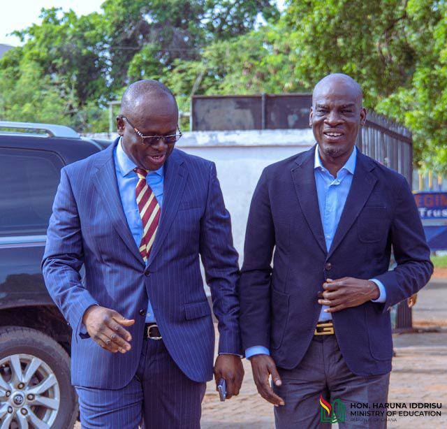 Hon. Haruna Iddrisu and the Dr Edward Kofi Omane Boamah