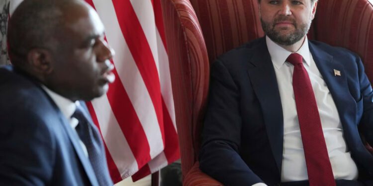 Vance And Lammy Navigate Gaza Disagreements Diplomatically