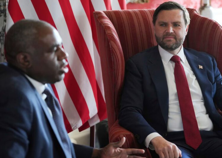 Vance And Lammy Navigate Gaza Disagreements Diplomatically 1 Vance And Lammy Navigate Gaza Disagreements Diplomatically