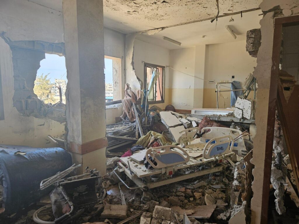 UN Decries Deadly Israeli Strikes On Gaza Journalists 2 Nasser Hospital in Khan Younis