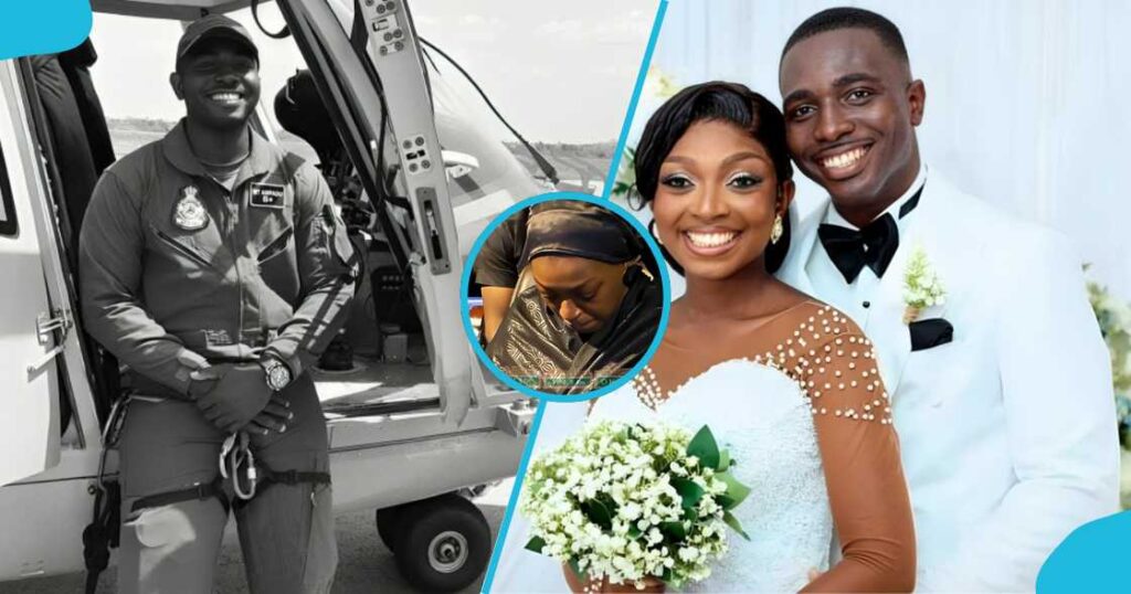 Naval Lieutenant Awura Adjoa Kumi Kyere wife of Flying Officer Manin Twum Ampadu