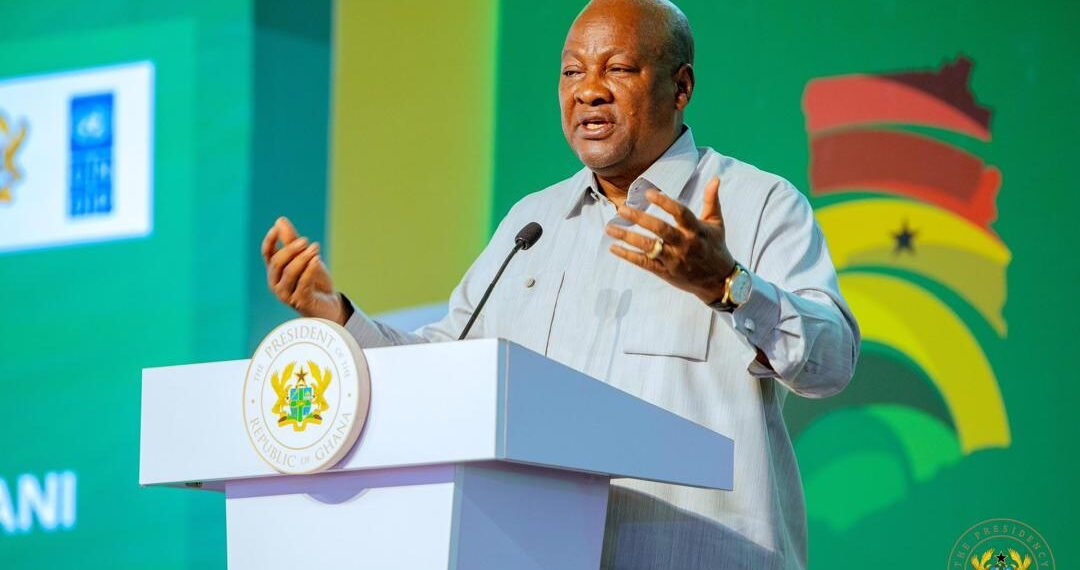 HE John Dramani Mahama, President of Ghana